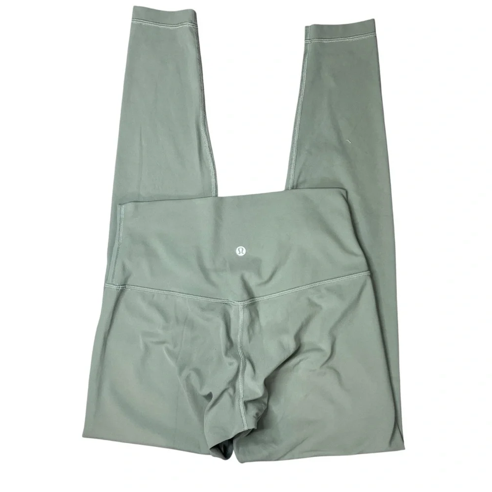 Lululemon Align High Rise Pant 28” Rosemary Green Size 8 Nulu Yoga - Picture 5 of 16
